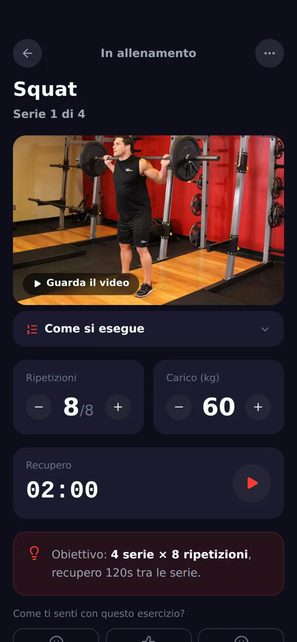 Allenamento guidato